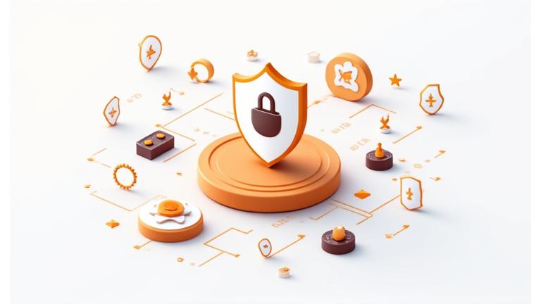 Illustration de cookies numériques et de protection des données, représentant la confiance et la sécurité en ligne.